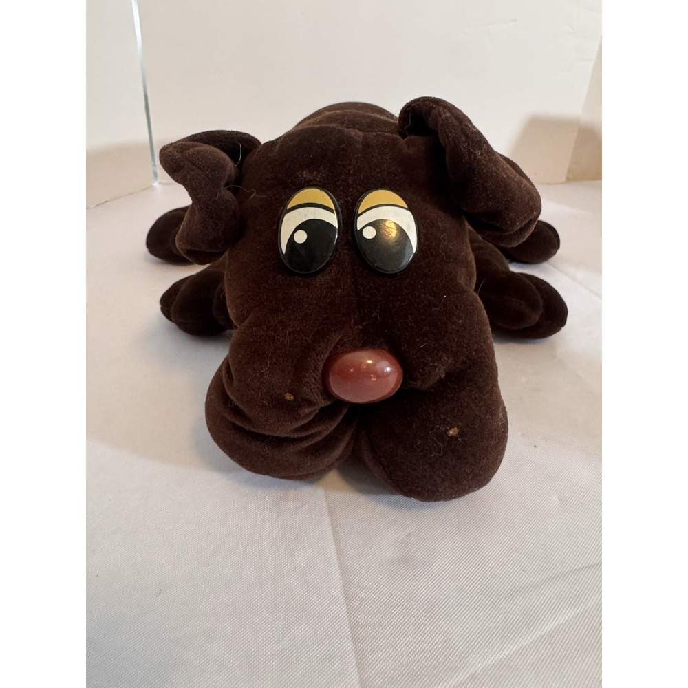 Tonka Pound Puppy Dark Brown Vintage 1985 Pound Puppies 18" Stuffed Animal Plush